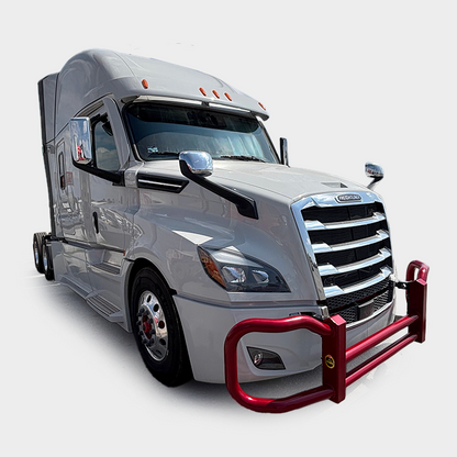 Metallic Red — Freightliner Cascadia P4 4000 Series grill guard