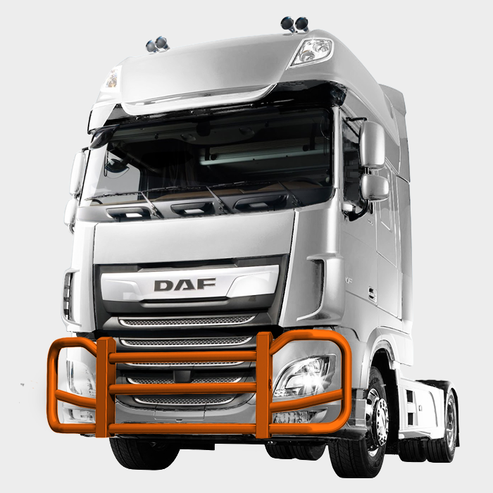 Metallic Orange — DAF DAF XF 4000 Series grill guard
