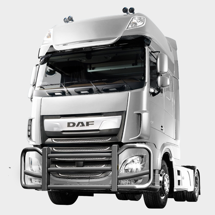 Metallic Gray — DAF DAF XF 4000 Series grill guard