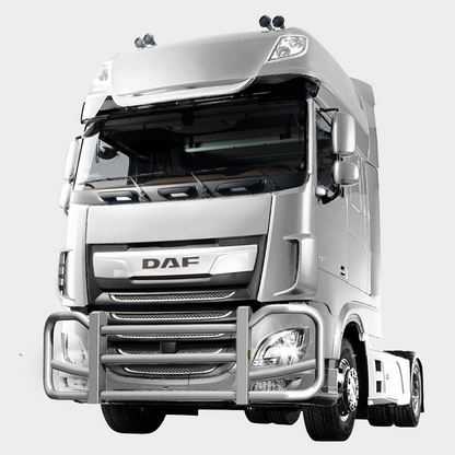 Silver Gray — DAF DAF XF 4000 Series grill guard