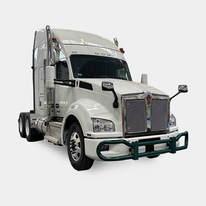 Metallic Green — Kenworth T880 4000 Series grill guard