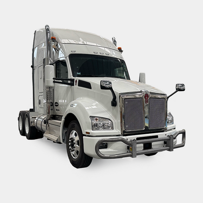 Metallic Gray — Kenworth T880 4000 Series grill guard