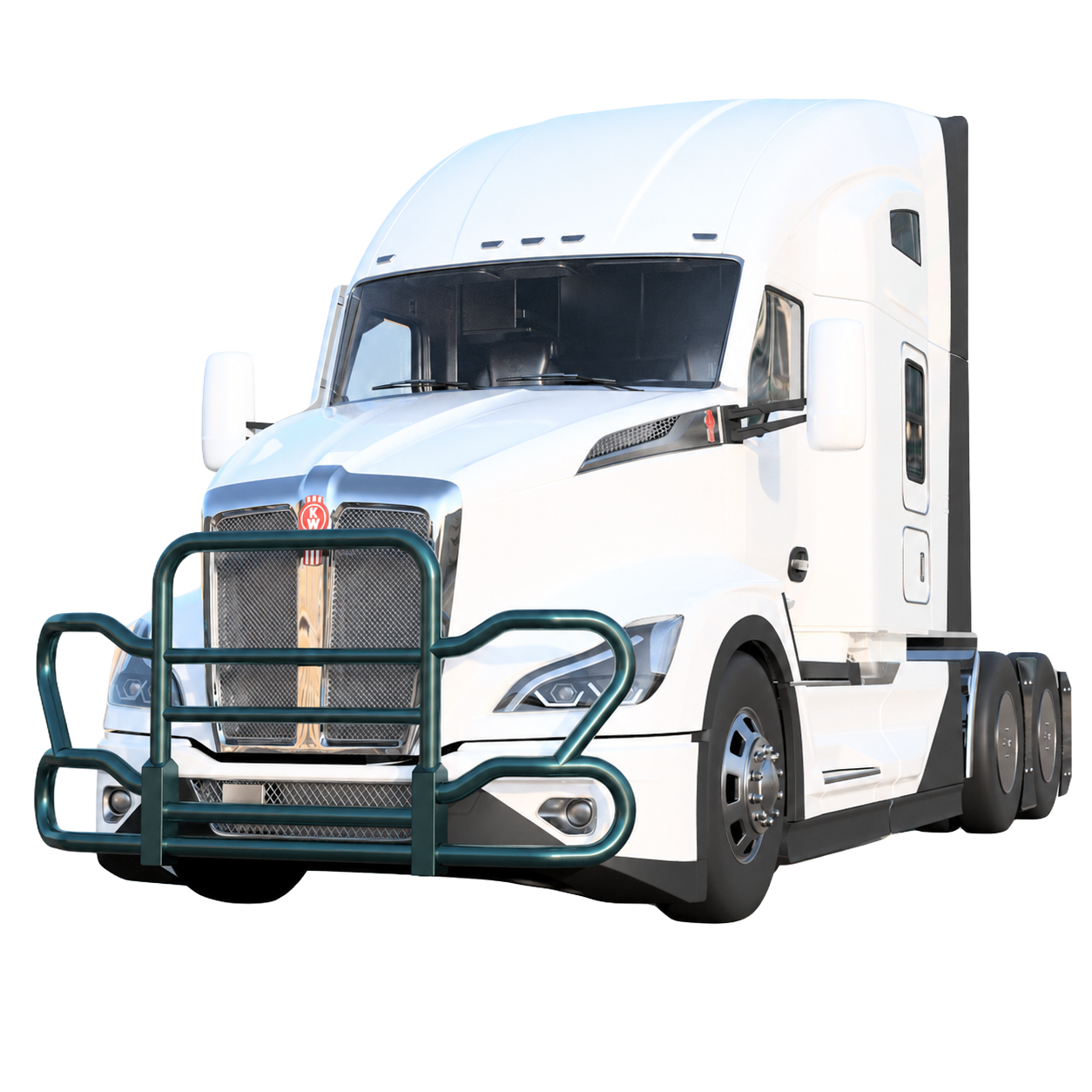 Metallic Green — Kenworth T680 Next Gen 8000 Series grill guard