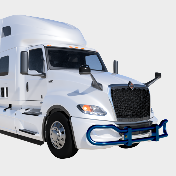 Metallic Blue — International International LT 4000 Series grill guard