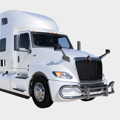 Metallic Gray — International International LT 4000 Series grill guard