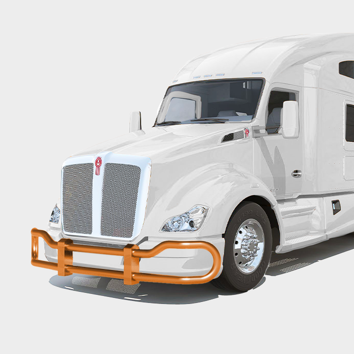 Metallic Orange — Kenworth T680 Legacy 4000 Series grill guard