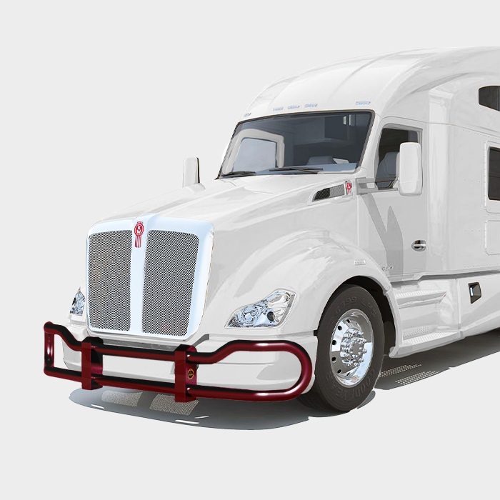Metallic Red — Kenworth T680 Legacy 4000 Series grill guard