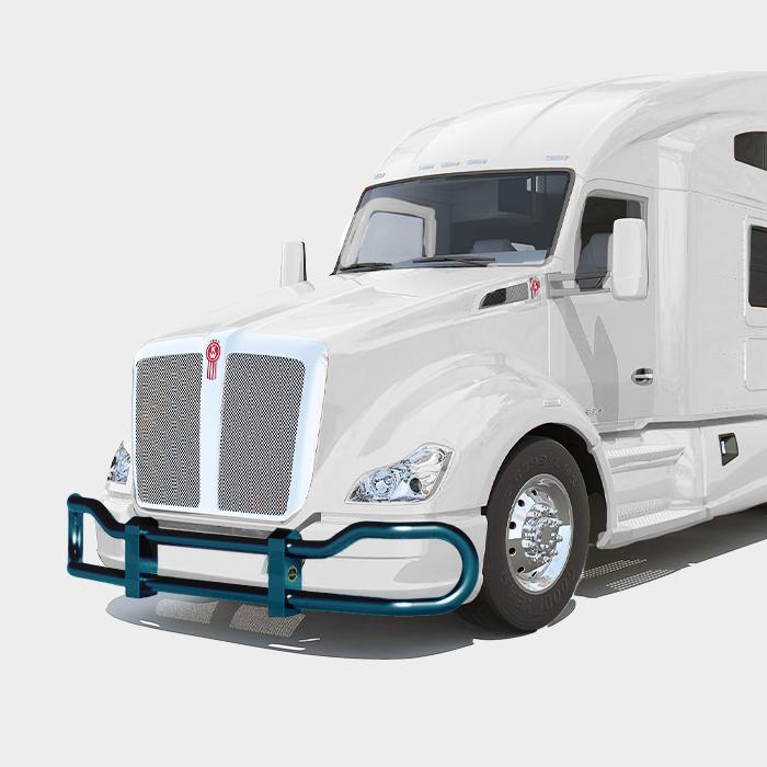 Metallic Blue — Kenworth T680 Legacy 4000 Series grill guard