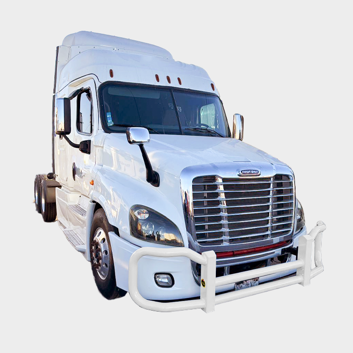 Metallic Pearl — Freightliner Cascadia P3 4000 Series grill guard