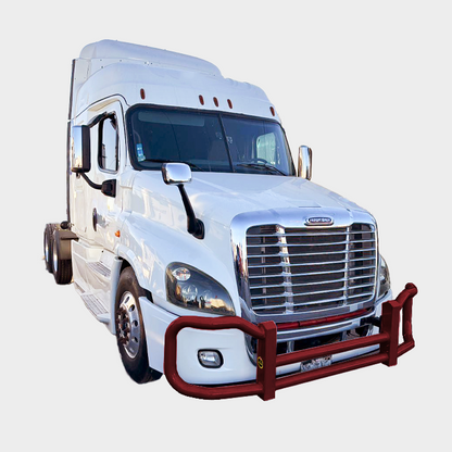 Metallic Red — Freightliner Cascadia P3 4000 Series grill guard