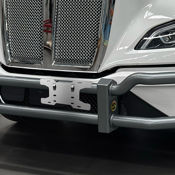 Clamp-On License Plate Bracket