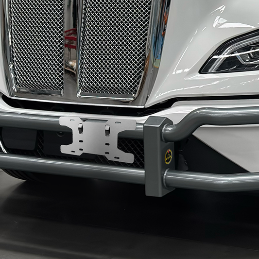 Clamp-On License Plate Bracket
