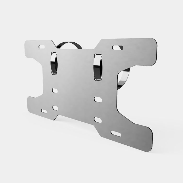Clamp-On License Plate Bracket