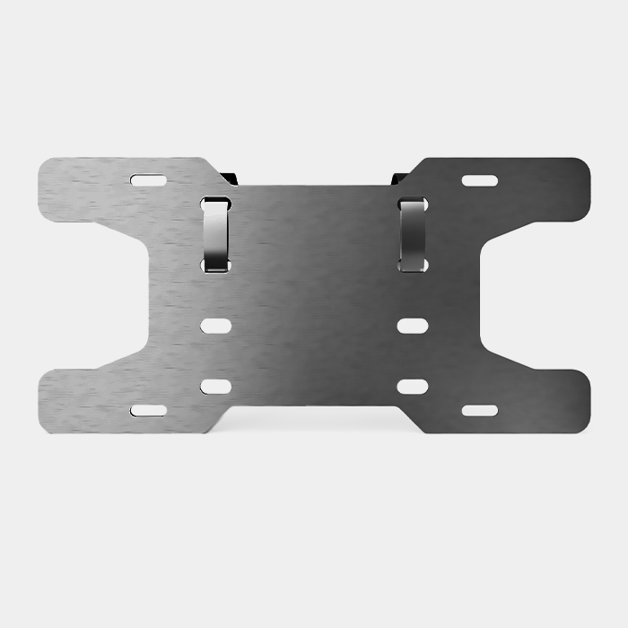 Clamp-On License Plate Bracket