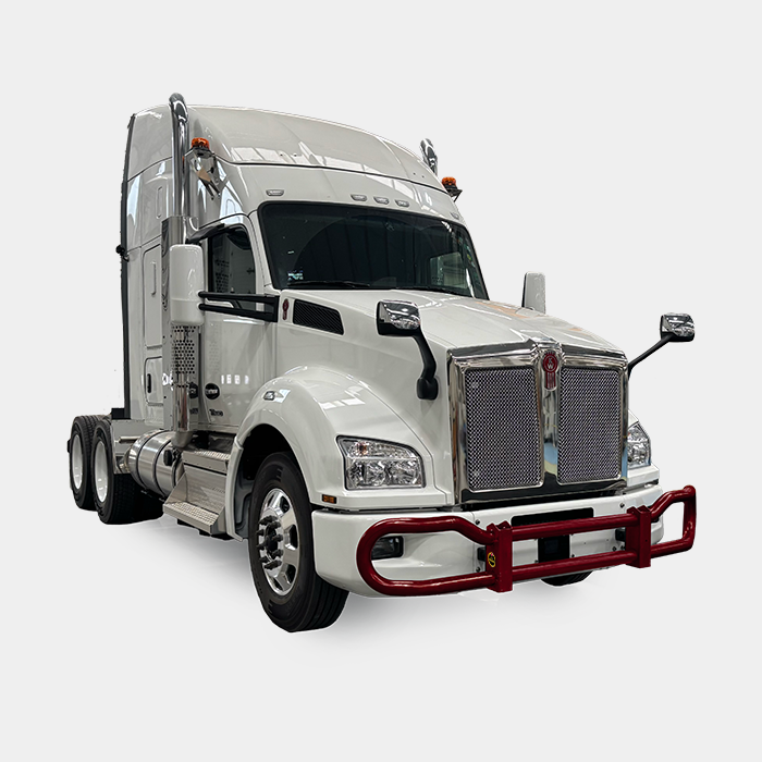 Metallic Red — Kenworth T880 4000 Series grill guard