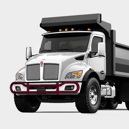 Metallic Red — Kenworth T480 4000 Series grill guard