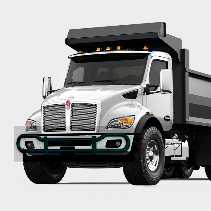 Metallic Green — Kenworth T480 4000 Series grill guard